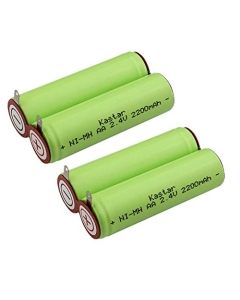 Kastar 2-Pack 2.4V 2200mAh Ni-MH Battery Replacement for Water flosser Battery GP130AAHE2B1H 2SBT, Water flosser WP-450