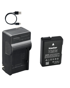 Kastar 1-Pack Battery and AC & USB-C Charger, Compatible with Nikon EN-EL14 EN-EL14a EN-EL14b, Fit Nikon D3100 D3200 D3300 D3400 D3500 D5100 D5200 D5300 D5500 D5600 Df Coolpix P7000 P7100 P7700 P7800