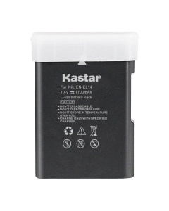 Kastar Camera Battery for Nikon EN-EL14 EN-EL14a and Nikon D3100 D3200 D3300 D3400 D5100 D5300 D5500 D5600 DSLR, Nikon Coolpix P7000 Coolpix P7100 Coolpix P7700 Coolpix P7800 Df DSLR Cameras