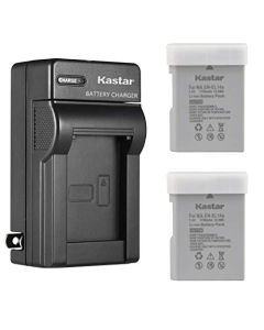 Kastar 2-Pack Battery and AC Wall Charger Replacement for Nikon Battery Grip DF BG-2P 905-19045-00000-01, D3100/D3200/D3300, BG-2F 905-19021-00000-01, D3400, BG-2V 905-19050-00000-01