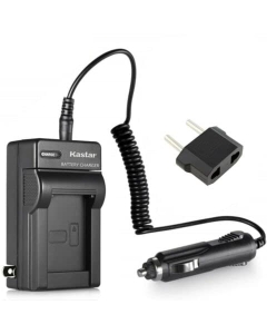 Kastar Travel Charger Kit Replacement for Panasonic DMW-BLC12, DMW-BLC12E, DMW-BLC12PP, Lumix DMC-FZ200, DMC-FZ1000, DMC-G5, DMC-G6, DMC-GH2 Camera, Leica BP-DC12 Battery, Sigma BP-51 Battery