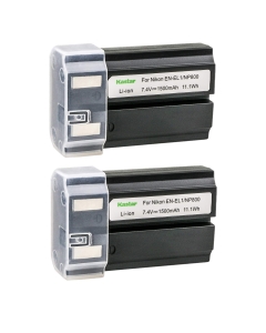 Kastar 2 Pack Replacement Nikon EN-EL1 Li-ion Battery for Nikon Coolpix S60 S80 S205 S200 S210 S220 S500 S510 S520 S570 S600 S700 S3000 S4000 S5100 Digital Cameras