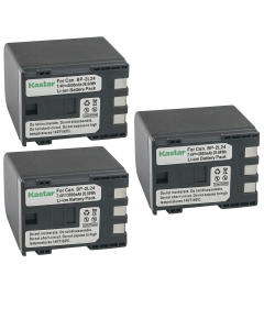 Kastar 3-Pack NB-2L24 Battery 7.4V 3600mAh Replacement for Canon PowerShot S30, PowerShot S40, PowerShot S45, PowerShot S50, PowerShot S60, PowerShot S70, PowerShot S80, VIXIA HF R10 HFR10 Camera