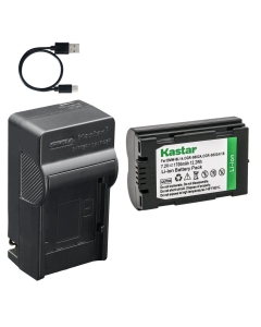 Kastar 1-Pack Battery and AC & USB-C Charger Compatible with CGR-S602 CGR-S603 BL14 Camera for Panasonic Lumix L1 LC1 LC40 LC5 and Leica Digilux 1 2 3 Digital Camera