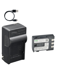 Kastar 1-Pack Battery and AC & USB-C Charger, Compatible with Canon NB-2L NB2LH EOS 350D 400D Rebel XT XTi PowerShot G7 G9 S80 VIXIA HF R10 R100 HV20 HV30 Elura 80 Optura 60 ZR850 MD160 MVX350i Camera