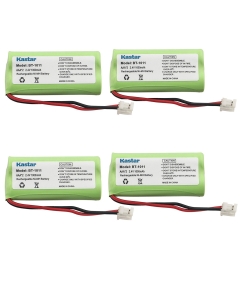 Kastar Cordless Battery (4 Pack), Ni-MH 2.4V 1000mAh, Replacement for BT-1011 BT-1018 BT-6010 BT-284342 BT-28433 BT-18433 BT-8000 BT-8001 BT-8300 CS6219 CS6229