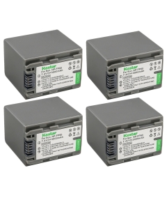 Kastar 4-Pack Battery NP-FP90 / NP-FP91Replacement for Sony DCR-SR50, DCR-SR60, DCR-SR70, DCR-SR80, DCR-SR90, DCR-SR100, HDR-HC3, HDR-HC3E, DCR-DVD103, DCR-DVD105, DCR-DVD202 Camera