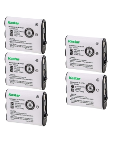 Kastar HHR-P511 / HHR-P402 Battery (5-Pack), Type 24/30 NI-MH Rechargeable Cordless Telephone Battery 3.6V 1800mAh, Replacement for Panasonic HHR-P511, HHR-P402, P-P511, P-P511A, HHR-P402A