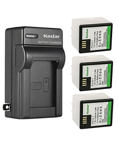 Kastar 3-Pack Battery and AC Wall Charger Replacement for Arlo A-1, A-1B, A-1C, 308-10029-01, Arlo Pro VMC4030, Arlo Pro2 Pro 2 Arlo Security Light VMA4400 Netgear Arlo VMS4230-100PAS