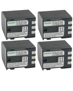Kastar 4-Pack NB-2L24 Battery 7.4V 3600mAh Replacement for Canon MV850i, MV880X, MV890, MV900, MV901, MV920, MV920i, MV930, MV940, MV950, MV960 Camera, NB-2L12 NB-2L14 NB-2L24, BP-2L5, BP-2LH Battery