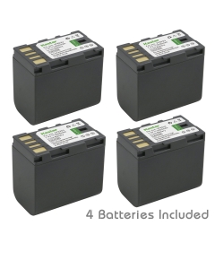 Kastar Battery (4-Pack) for JVC BN-VF823, BN-VF823U and JVC GR-D746 GR-D750 GR-D760 GR-D770 GR-D771 GR-D775 GR-D790 GR-D793 GR-D796 GR-D850 GR-D851 GR-D853 GR-D870 GR-D875 GR-DA30 GS-TD1 GY-HM70