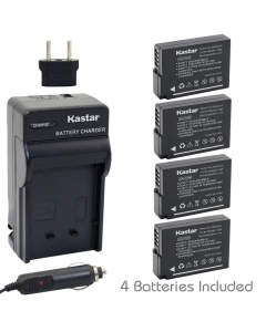[Fully Decoded] Kastar DMW-BLD10 Battery (4-Pack) and Charger Kit for Panasonic DMW-BLD10, DMW-BLD10E, DMW-BLD10PP, DE-A93B work for Panasonic Lumix DMC-G3, Panasonic Lumix DMC-GF2, Panasonic Lumix DMC-GX1 Cameras