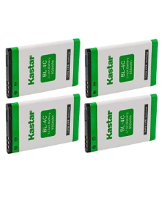 Kastar BL-4C Battery 4-Pack Replacement for Artfone BL-4C artfone CF241A artfone CS181 artfone CS181A Easyfone BL-4C Easyfone Prime A1 Easyfone Prime A2 Easyfone Prime A5