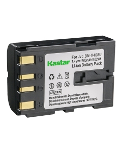 Kastar Battery Pack for JVC BN-V408, BN-V408U, BN-V416, BN-V416U Battery and JVC GR-D30, GR-D70, GR-D90, GR-DVL120U, GR- DVL720U, GR-DVL505U, GR-DVL520U, GR-DVL915U, GR-DVL920U MiniDV Camcorder