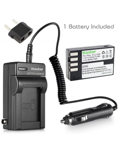 Kastar D-Li109 Battery (1-Pack) and Charger Kit Replacement for Pentax D-Li109, DLI109 Battery, Pentax K-R, K-30, K-50, K-500, KR, K30, K50, K500 Cameras