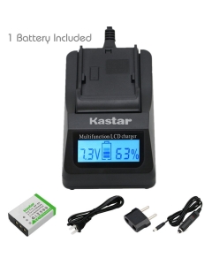 Kastar Fast Charger + Battery 1-Pack for Fujifilm NP-85, BC-85, BC-85A Work with Fujifilm FinePix S1, FinePix SL240, FinePix SL260, FinePix SL280, FinePix SL300, FinePix SL305, FinePix SL1000 Cameras