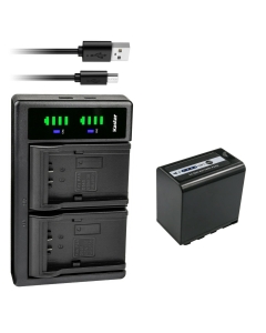 Kastar 1-Pack AG-VBR89G Battery and LTD2 USB Charger Compatible with Panasonic AG-DVX200PJ AG-DVX200PB AG-DVX200PX AG-DVX200EJ AG-DVX200EN AG-DVX200ED AJ-PCS060 AJ-PX230 AJ-PX270 AJ-PX270PJ Camera