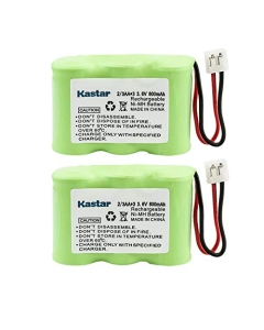 Kastar 2-Pack 3.6V 800mAh Ni-MH Battery Replacement for CONAIR CTP6000, CTP9000, CTP-6000, CTP-9000, Genesis CTI8800, GTI8800, GU1000 CTI-8800, GTI-8800, GU-1000, Gold Star 2000CT, 200CT, 220CT, 20X