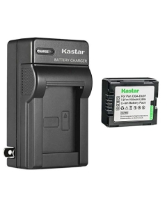 Kastar 1-Pack Battery and AC Wall Charger Replacement for Panasonic CGA-DU06, CGR-DU06, CGA-DU07, CGR-DU07, CGA-DU12, CGR-DU12, CGA-DU14, CGR-DU14, CGA-DU21, CGR-DU21 Battery