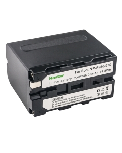 Kastar Battery (1-Pack) for Sony NP-F970 NP-F960 F970 F960 F975 F950 and DCR-VX2100 HDR-AX2000 FX1 FX7 FX1000 HVR-HD1000U V1U Z1P Z1U Z5U Z7U HXR-MC2000U FS100U FS700U and LED Video Light
