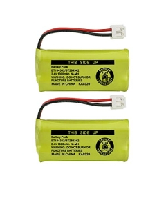 Kastar 2-Pack BT184342 / BT284342 Battery Replacement for S803 S804 T31 T3101 T3151, SJB2121 SJB-2121 SJB2121/17 SJB-2121/17 SJB2121/37 SJB-2121/37, BT-184342 BT-28433 BT-284342
