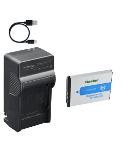 Kastar 1-Pack Battery and AC & USB-C Charger, Compatible with Sony NP-BD1 NP-FD1 D Type Battery and Sony Cyber-Shot DSC-T70 T77 T90 T200 T300 T500 T700 T900 TX1 G3 Digital Cameras