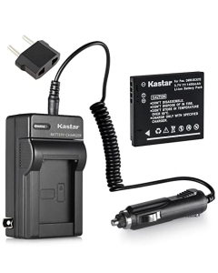 Kastar 1x Battery + Charger for DMW-BCK7 & Lumix DMC-FH2 FH4 FH5 FH6 FH25 FH27 FP5 FH7 FS16 FS18 FS22 FS28 FS35 FS37 FS40 FS45 FT20 FT25 FX77 FX78 FX80 FX90 S1 S2 S3 S5 SZ1 SZ5 SZ7 TS20 SZ25