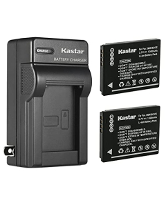 Kastar 2-Pack Battery and AC Wall Charger Replacement for Panasonic DMW-BCH7 DMW-BCH7E, DMW-BCH7PP DMW-BCH7GK Battery, Panasonic DE-A75 DE-A75B, DE-A76 Charger