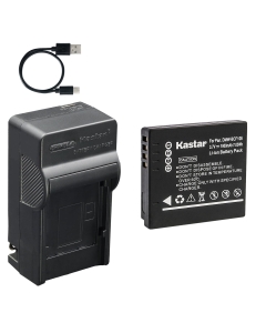 Kastar 1-Pack Battery and AC & USB-C Charger, Compatible with Panasonic DMW-BCF10 CGA-S009 Lumix DMC-FS10 FS15 FS25 FS30 FS42 FX25 FX48 FX60 FX66 FX70 FX75 FX700 FT1 FT2 FT3 FT4 TS1 TS2 TS3 TS4 Camera