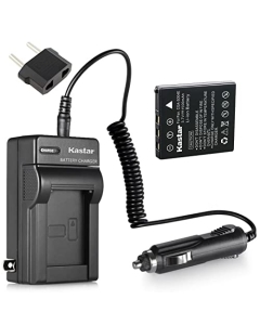 Kastar Battery 1-Pack and Charger Kit Replacement for Pentax D-Li8 D-Li85 and PENTAX Optio A10 A20 A30 A36 A40 E65 L20, Optio S S4 S4i S5iS5n S5z S6 S7 SV SVi, Optio T10 T20, Optio W10 W20 WP WPi, Optio X Camera
