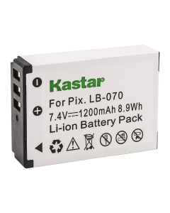 Kastar Replacement Battery Pack for Kodak LB-070 LB070 and Kodak Pixpro AZ651, Pixpro AZ651 AZ652 Astro Zoom, Pixpro AZ901, PIXPRO S1, PIXPRO S-1, Minolta MN67Z Camera