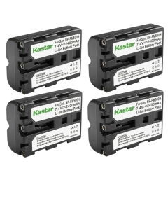 Kastar 4-Pack NP-FM500H Battery 7.4V 2400mAh Replacement for Sony a99V, Alpha α99II, a99 II, SLT-A99 II, a99II, a99V, ILCA-99M2 Camera, Sony VG-C77AM Grip, Viltr Monitor Viltr DC-50