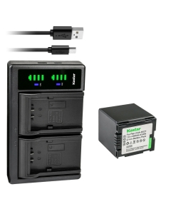 Kastar 1-Pack CGA-DU21 Battery and LTD2 USB Charger Compatible with Panasonic CGA-DU06, CGA-DU07, CGA-DU12, CGA-DU14, CGA-DU21 Battery, VSK0631, VSK0650, VSK0651 VSK0651B DE-974GC, PV-DAC14D Charger