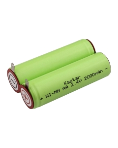 Kastar Rechargeable Shaver Battery Pack AA 2.4V 2000mAh Fits Most Norelco, Remington Shaver Models and Others (deatil Compatible Models Please Search The Below Description)