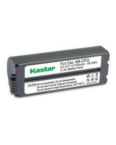 Kastar 1-Pack NB-CP2L Battery 22.2V 2100mAh Replacement for Canon NB-CP1L, Canon NB-CP2L, Canon NB-CP2LH Battery, Canon CG-CP200 Charger (Color: Gray)