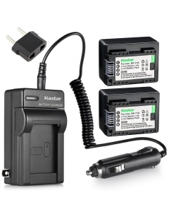 Kastar Battery BP-718 (2-Pack) and Charger for Canon BP-718 BP-727BP-709 CG-700 and VIXIA HF M50 HF M52 HF M500 HF R30 HF R32 HF R40 HF R42 HF R50 HF R52 HF R60 HF R62 HF R300 HF R400 HF R500 HF R600