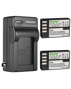Kastar 2-Pack Battery and AC Wall Charger Replacement for Pentax D-Li109 Battery, Pentax D-BC109 Charger, Pentax K-R KR, K-30 K30, K-50 K50, K-70 K70, K-500 K500, K-S1 KS1, K-S2 KS2, KP, KF Camera