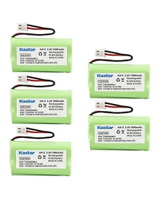 Kastar 5 Pack AAX2 2.4V Phone Battery for Sony: BP-T50, BPT50, BP-T51, BPT51, BP-TR10, BPTR10, Vtech: BT175242, BT-175242, BT275242, BT-275242, 6119, 6128, 6129, 89-1341-00-00, 8913410000