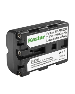 Kastar 1-Pack NP-FM500H Battery 7.4V 2400mAh Replacement for Sony DSLR-A300K/N, DSLR-A300X, DSLR-A350, α350, Alpha A350, DSLR-A350B, DSLR-A350H, DSLR-A350K, DSLR-A350X, DSLR-A450, α450 Camera