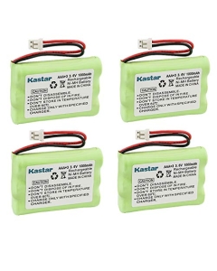 Kastar 4-Pack AAAX3 3.6V PH 1000mAh Ni-MH Battery for Motorola MBP33, MBP36 MBP36PU Baby Monitor, TFL3X44AAA900 CB94-01A and Graco 2795DIG1, 2791, 2796VIB1, TMK NI-MH, iMonitor Vibe