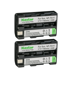 Kastar 2-Pack NP-FS11 Battery Replacement for Sony Cybershot DSC-F55, Cybershot DSC-F55V, Cybershot DSC-P1, Cybershot DSC-P20, Cybershot DSC-P30, Cybershot DSC-P50 Camera