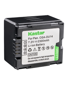 Kastar 1-Pack CGA-DU14 Battery Replacement for Panasonic CGA-DU06 CGA-DU07 CGA-DU12 CGR-DU12 CGA-DU14 CGR-DU14 CGA-DU21 CGR-DU21 VW-VBD060 VW-VBD070 VW-VBD120 VW-VBD140 VW-VBD210 VSB0470 Battery