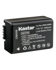 Kastar 1-Pack DMW-BMB9 Battery Replacement for Panasonic DMW-BMB9, DMW-BMB9E, DMW-BMB9PP Battery, Panasonic DE-A83 DE-A83B DE-A83BA, DE-A84 DE-A84B Charger