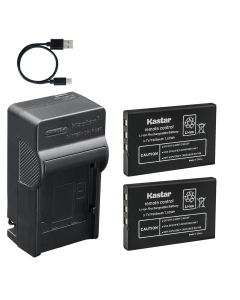 Kastar 2-Pack Battery and AC & USB-C Charger, Compatible with BP-244 Series, for URC MX-980 MX-990 TRC-1080 NEC DT330 Icom IC-RX7 Baofeng UV-3R Yaesu VX-2 Panasonic WX Systems