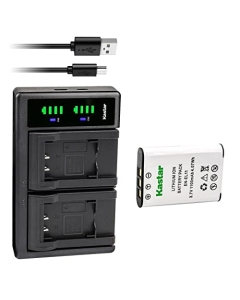 Kastar 1-Pack Battery and LTD2 USB Charger Compatible with Ricoh DB-80 Battery, BJ-8 Charger, Ricoh R50 Camera, Sanyo DB-L70 Battery, DB-L70 Charger, Sanyo Xacti DMX-E10, Sanyo Xacti VPC-E10 Camera