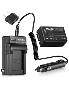 Kastar 1pcs Battery + Travel Charger Replacement for DMW-BMB9, DMW-BMB9E, DMW-BMB9PP, Lumix DMC-FZ40, DMC-FZ45, DMC-FZ47, DMC-FZ48, DMC-FZ60, DMC-FZ62, DMC-FZ70, DMC-FZ72, DMC-FZ100, DMC-FZ150 Camera