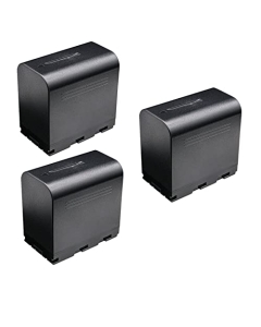 Kastar 3-Pack SSL-JVC70 Battery 7.4V 7800mAh Compatible with JVC SSL-JVC50, SSLJVC50, SSL-JVC70, SSLJVC70, SSL-JVC75, SSLJVC75, BN-S8I50, BNS8I50 Battery