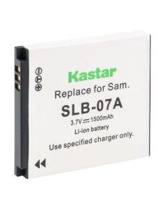 Kastar SLB-07A Battery 1-Pack Replacement for Samsung EC Series, EC-ST600ZCPBCN, EC-PL150ZCPLCN, PL Series, PL150, PL151, ST Series, ST45, ST50, ST500, ST510, ST550, ST560, ST600, TL Series Camera