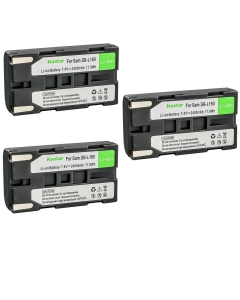 Kastar 3-Pack Battery SB-L160 Replacement for Samsung SC-L903, SC-L906, SC-L907, SC-W61, SC-W62, SC-W71, SC-W73, SC-W80, SC-W87, SC-W97, VM-A110, VM-A2300, VM-A300, VM-A320, VM-A3400T, VM-A350 Camera