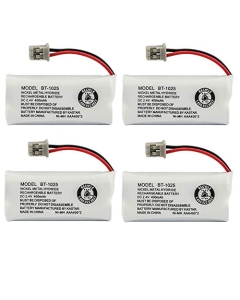 Kastar 4-Pack BT-1025 Battery Compatible with Uniden DECT2888-3 1780-2, Radio Shack 23-596 23596 23-931 23931 43-221 43221 43-223 43223 43-269 43269, BT1008 DCX200 Southwestern Bell BT1008 DCX200
